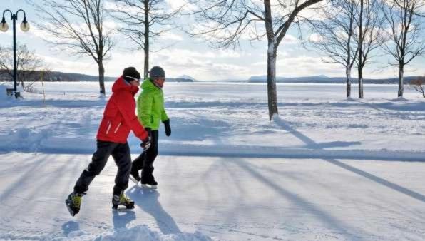 Etoile Bleue Beach Bike Shops Magog-Orford Daire Dış mekan fotoğraf